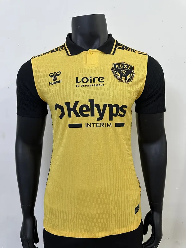 Saint-Étienne 2024/25 Tercera Equipación Camiseta Versión Jugador Gold — 2