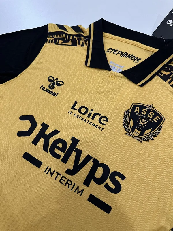 Saint-Étienne 2024/25 Tercera Equipación Camiseta Versión Jugador Gold