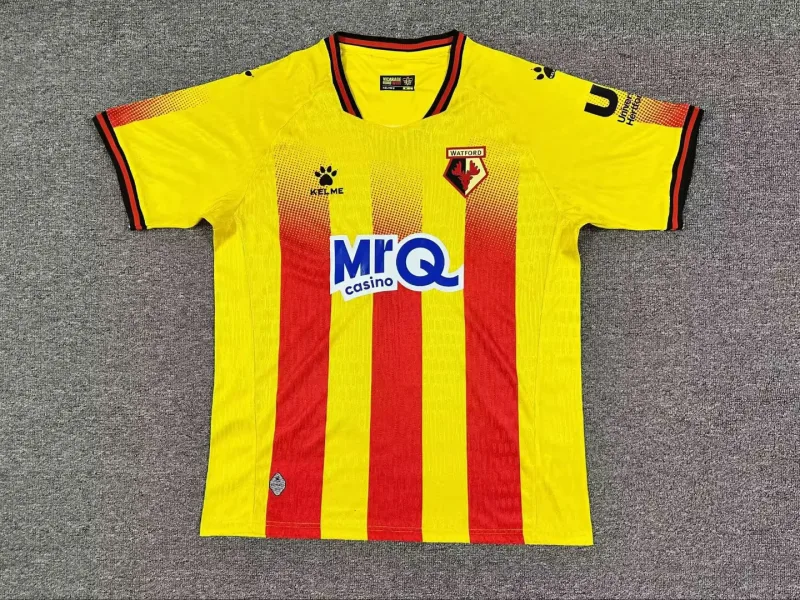 Watford 2025/26 Home Shirt Short Sleeve