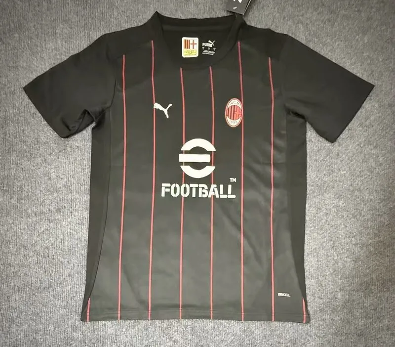 AC Milan 2025/26 Shirt Short Sleeve Black