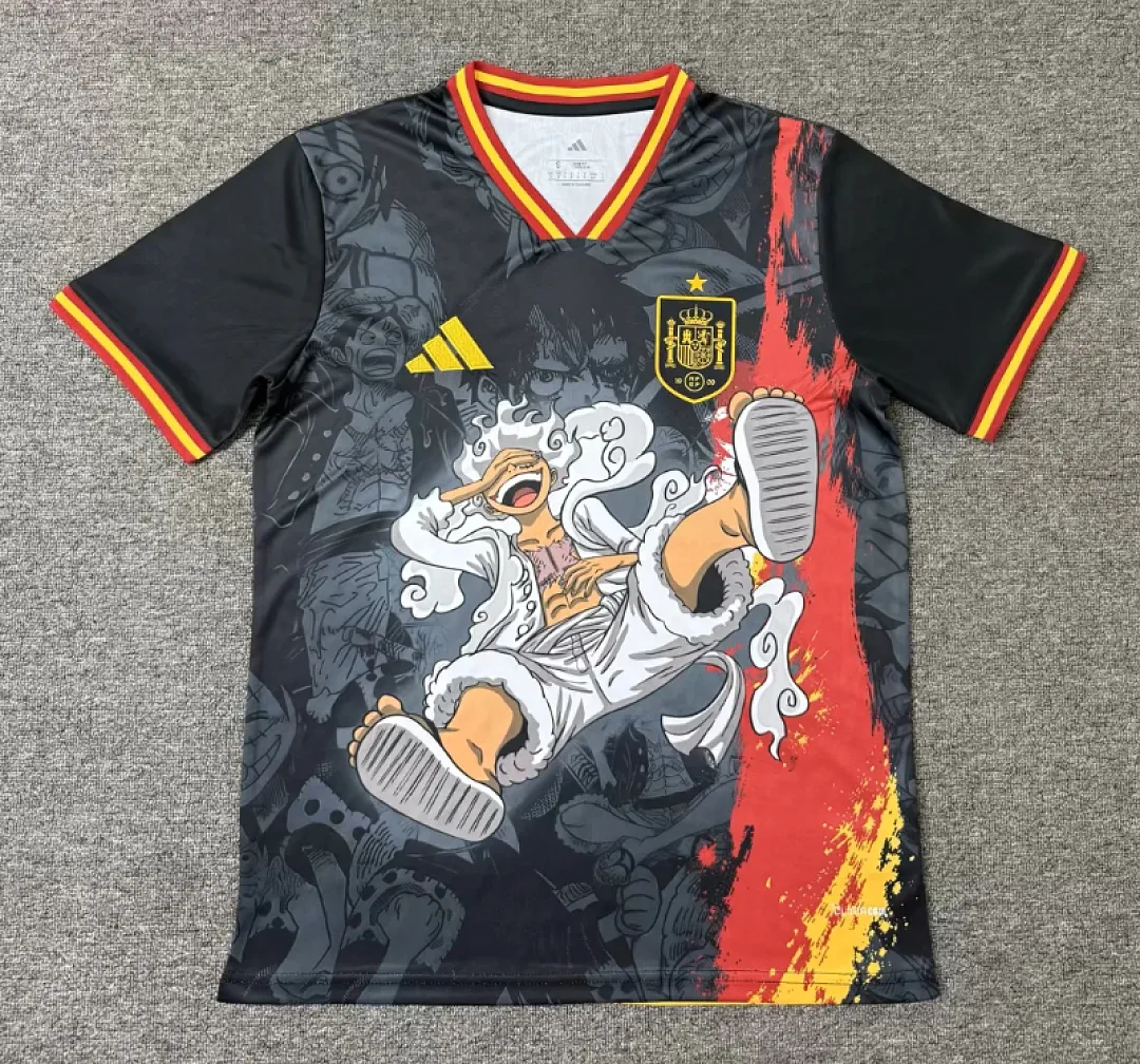 Espagne Maillot Manches Courtes One Piece