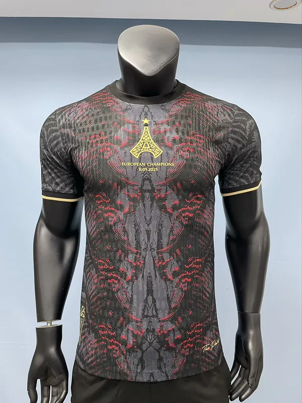 Paris Saint-Germain 2025/26 Camiseta Versión Jugador Edición Especial Black