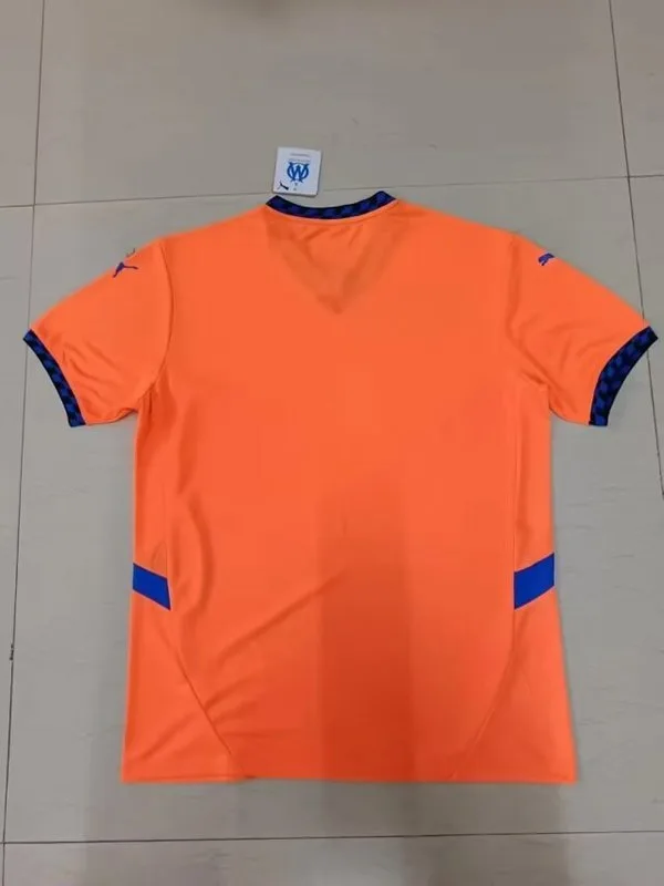 Marseille 2024/25 Third Shirt Short Sleeve Orange — 2