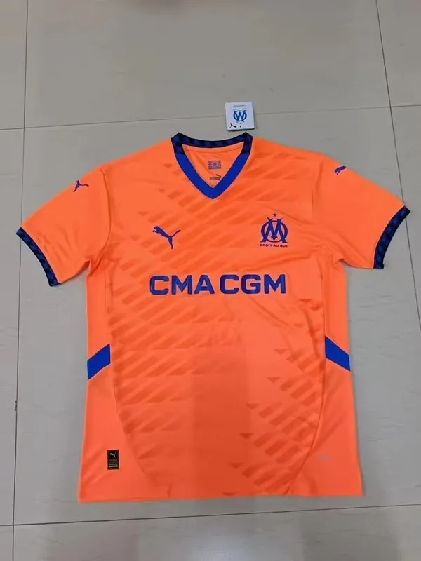 Marseille 2024/25 Third Shirt Short Sleeve Orange