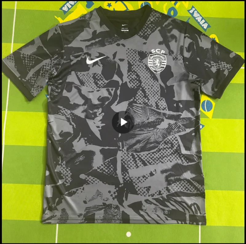 Sporting CP 2025/26 Camiseta Black — 2
