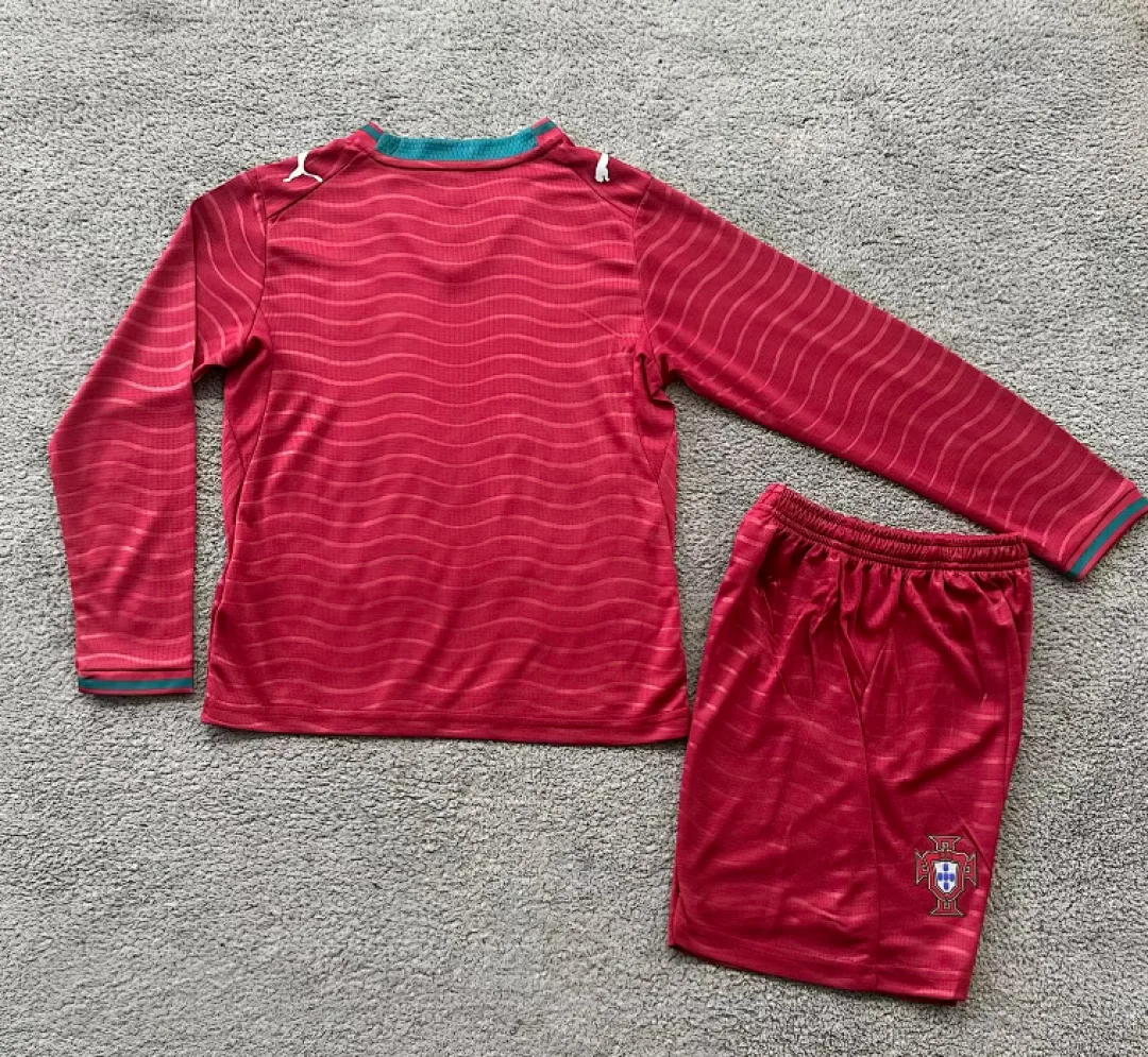 Portugal 2026 Home Kids Kit Long Sleeve