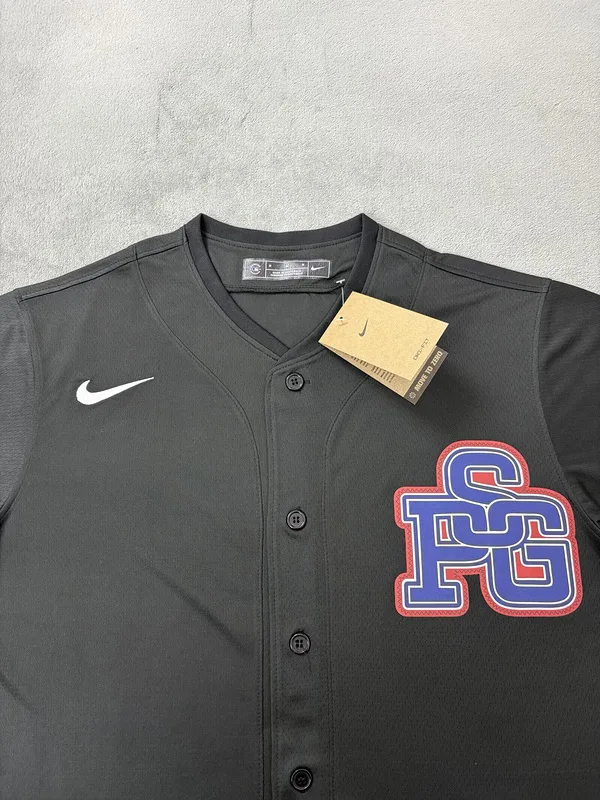 Paris Saint-Germain Shirt Black Mlb — 2