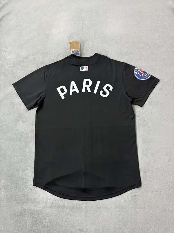 Paris Saint-Germain Shirt Black Mlb