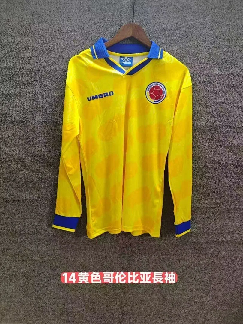 Kolumbien 1994 Heim Trikot Langarm — 2