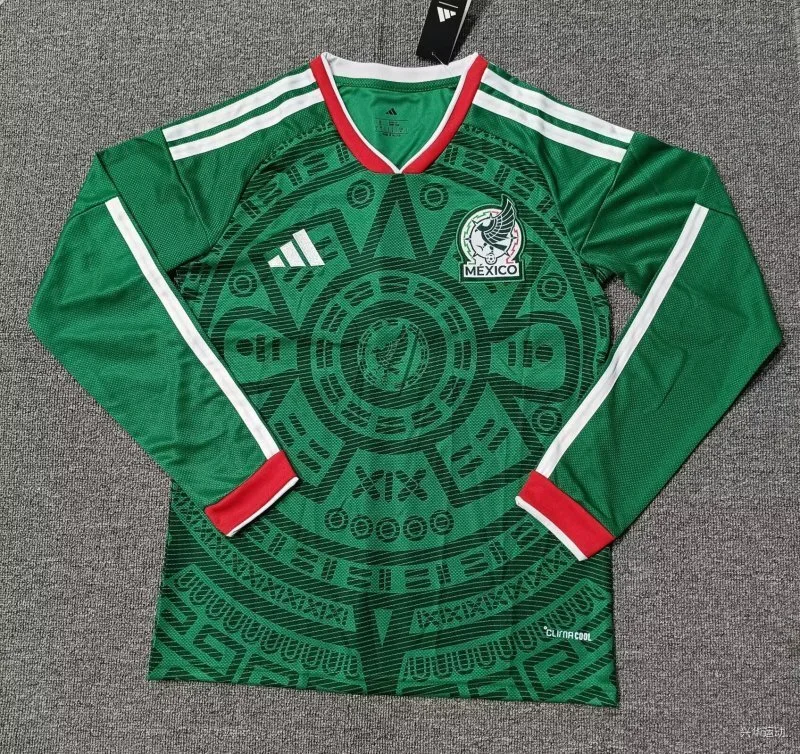 México 2026 Camiseta Manga Larga Green — 1