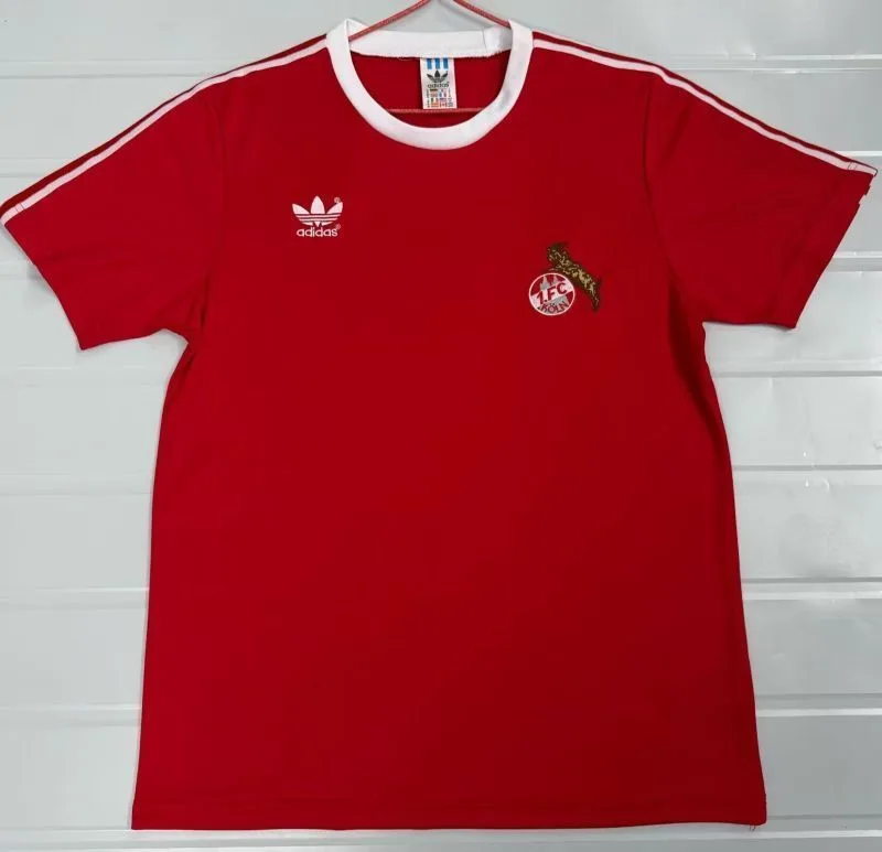 FC Köln 1977/78 Away Shirt Red — 2