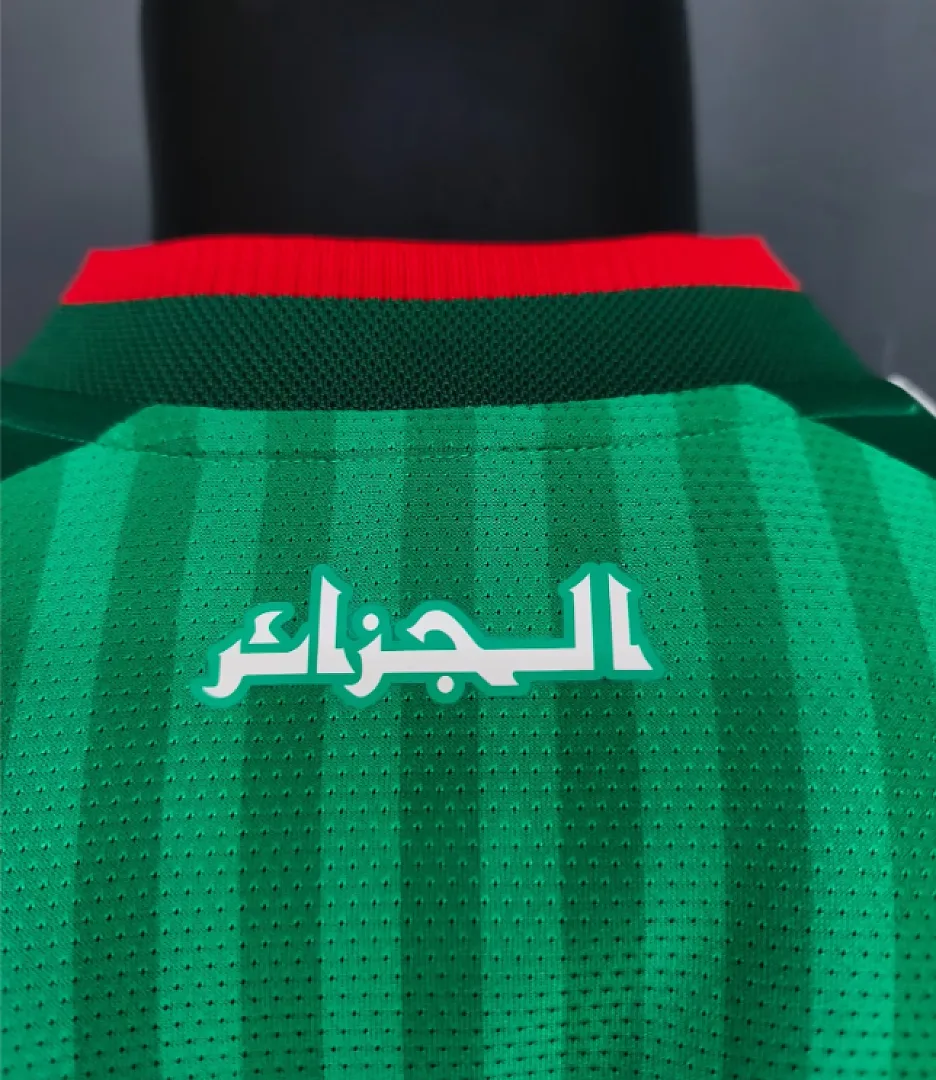 Algeria 2026 Away Shirt Player Version Green