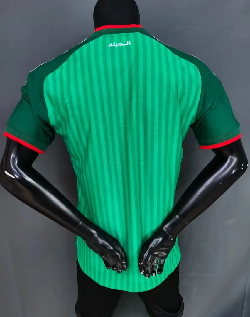 Algeria 2026 Away Shirt Player Version Green — 2