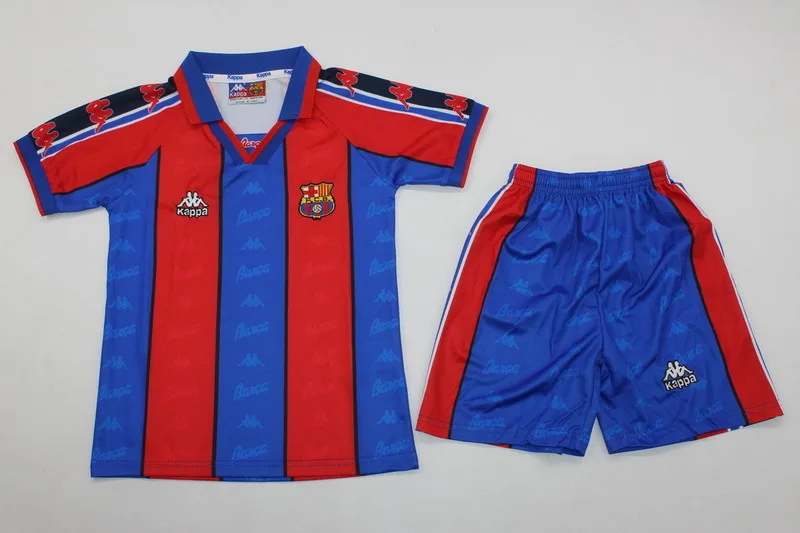 Barcelona 1996/97 Home Kids Kit — 1