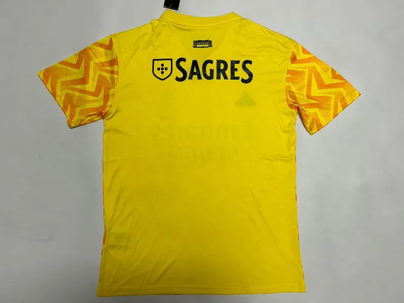 Benfica 2022/23 Away Shirt Yellow — 1