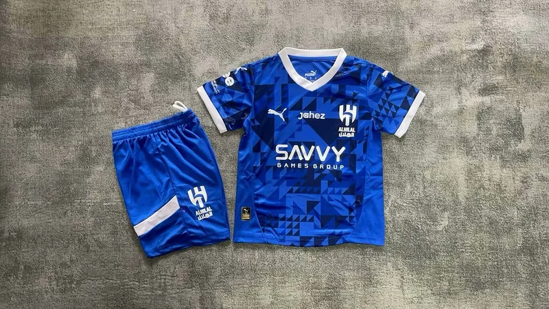 Al Hilal 2024/25 Home Kids Kit — 2