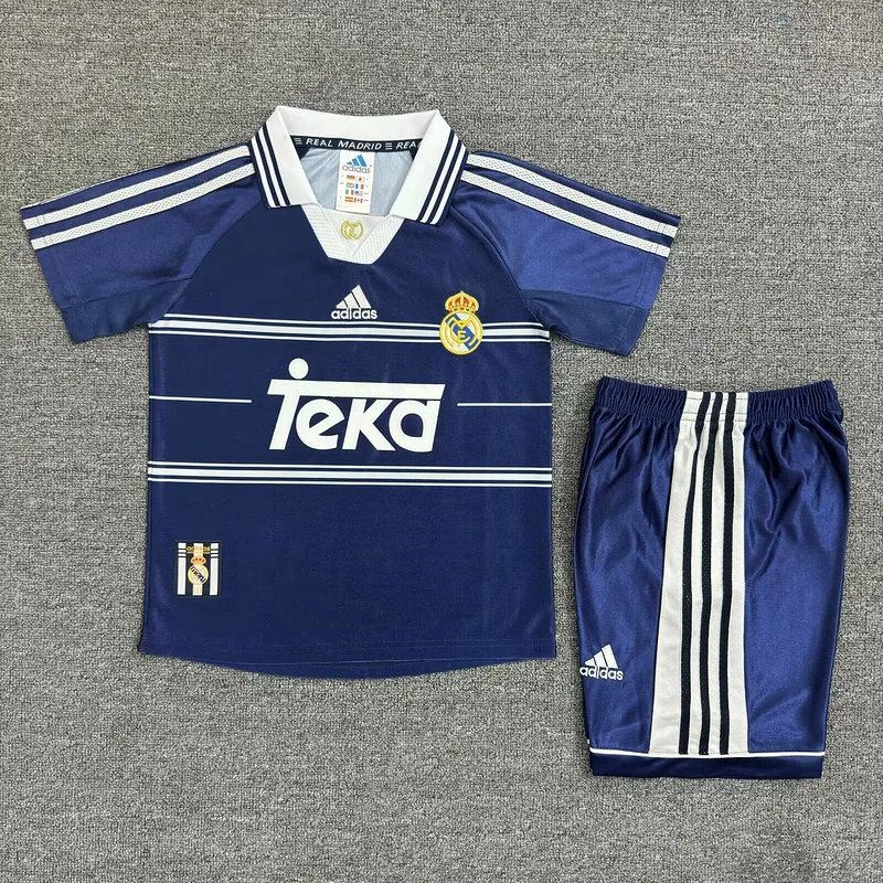 Real Madrid 1998/99 Away Kids Kit
