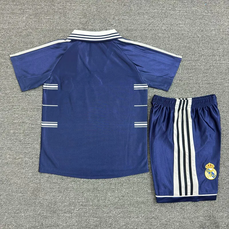 Real Madrid 1998/99 Away Kids Kit — 2