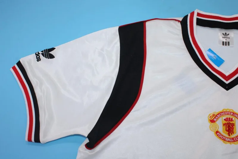 Manchester United 1984/86 Away Shirt White — 2