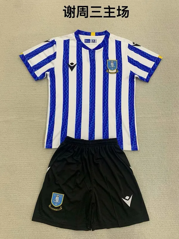 Sheffield Wednesday 2024/25 Home Kids Kit — 2