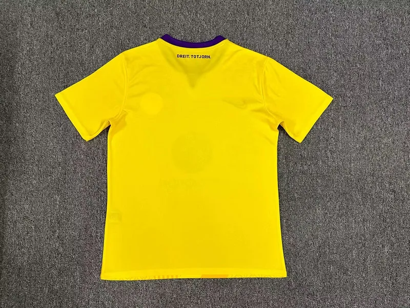 Toulouse 2024/25 Segunda Equipación Camiseta Manga Corta Yellow