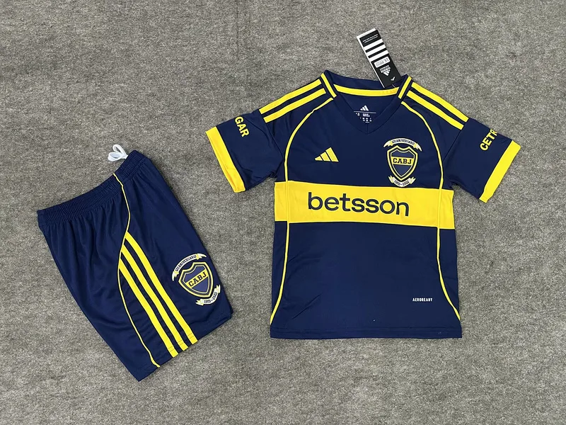 Boca Juniors 2025/26 Home Kids Kit — 1