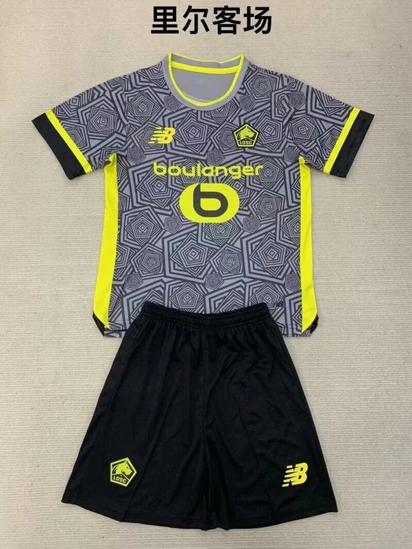 Lille 2024/25 Third Ensemble Enfant Grey — 2