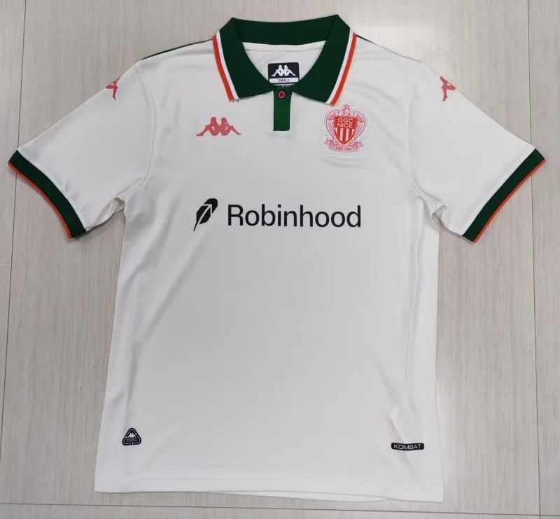 Nice 2025/26 Auswärts Trikot Kurzarm — 2