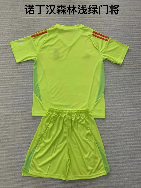 Nottingham Forest 2024/25 Goalkeeper Kids Kit Green