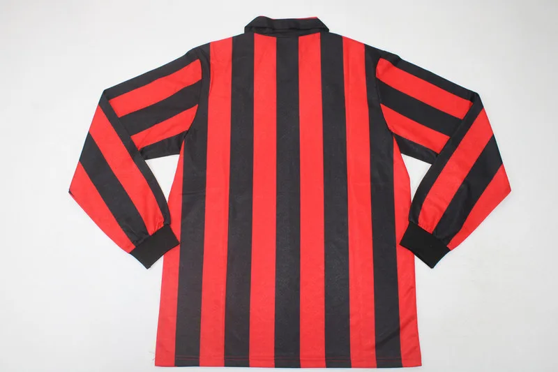 AC Milan 1989/90 Home Shirt Long Sleeve
