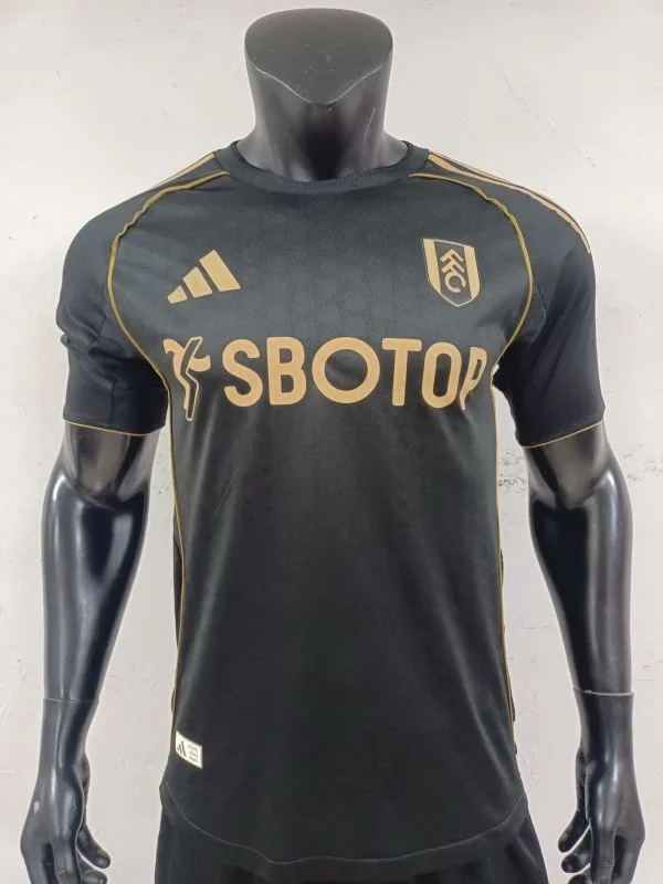 Fulham 2025/26 Third Shirt Player Version Black