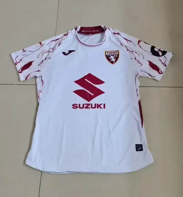 Torino 2025/26 Extérieur Maillot Manches Courtes — 2
