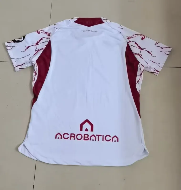 Torino 2025/26 Extérieur Maillot Manches Courtes