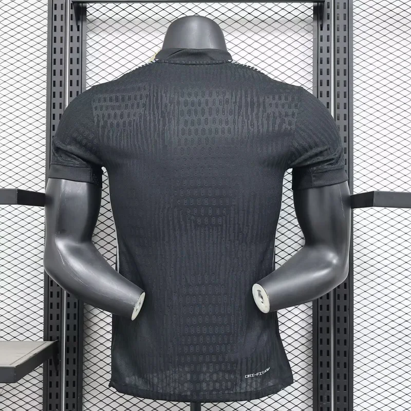Pays-Bas 2025/26 Gardien Maillot Version Joueur Black