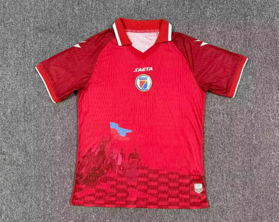 Haití 2026 Tercera Equipación Camiseta Versión Jugador Red — 2