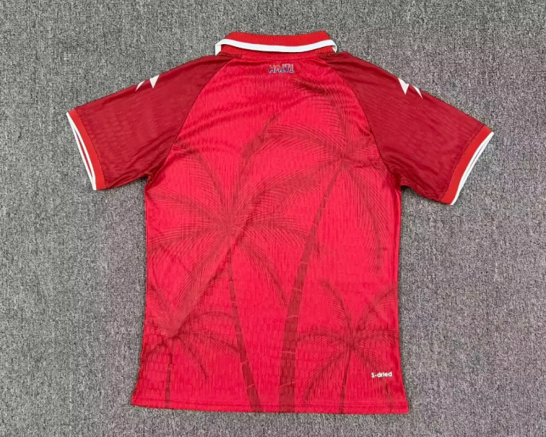 Haití 2026 Tercera Equipación Camiseta Versión Jugador Red