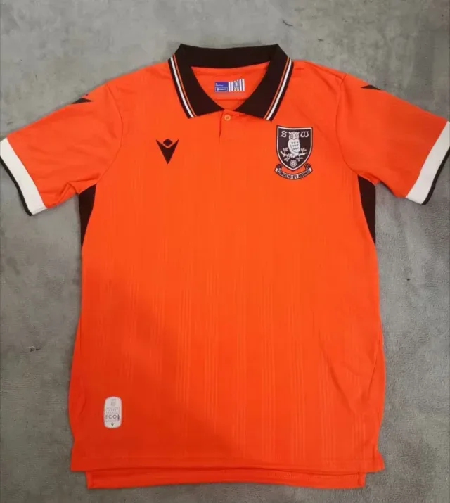Sheffield Wednesday 2024/25 Away Shirt Short Sleeve Orange — 2