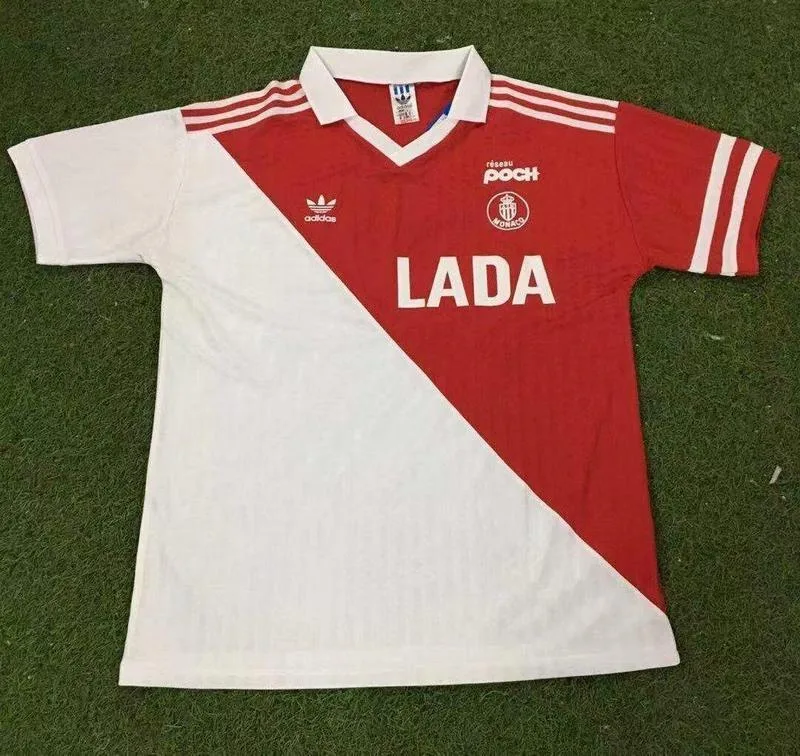 Monaco 1990/91 Home Shirt — 2