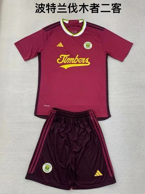Portland Timbers 2024/25 Third Kids Kit — 2