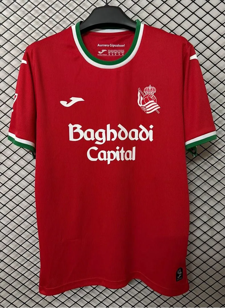 Real Sociedad 2026/27 Third Shirt Short Sleeve Red — 2