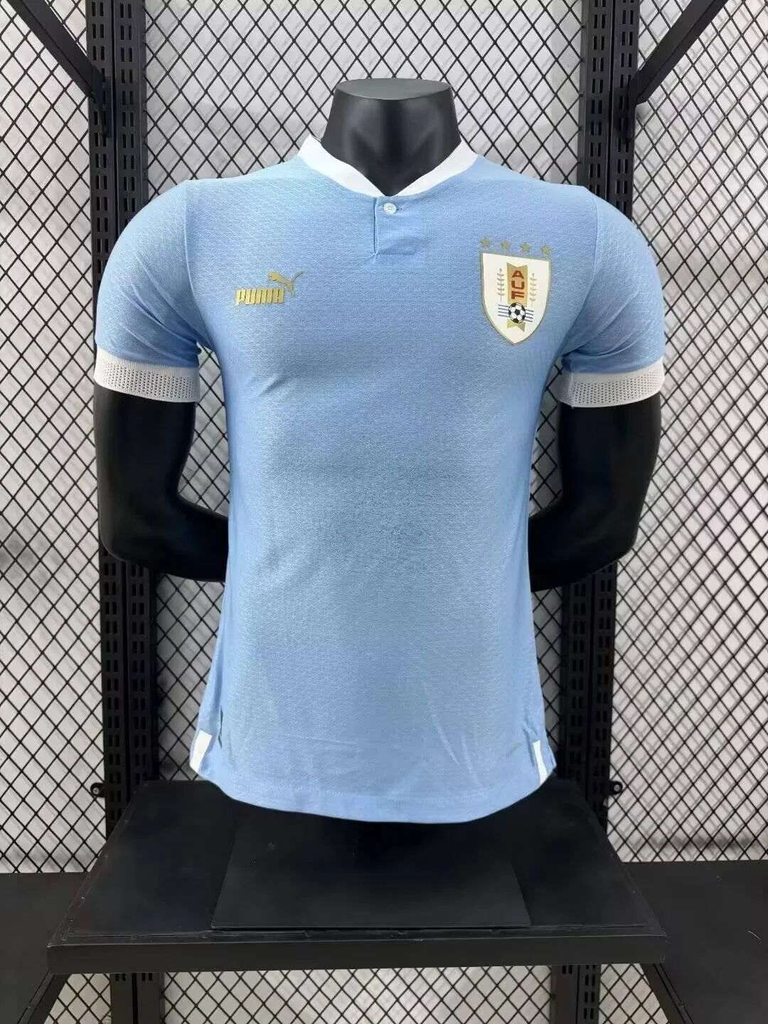 Uruguay 2024 Primera Equipación Camiseta Versión Jugador