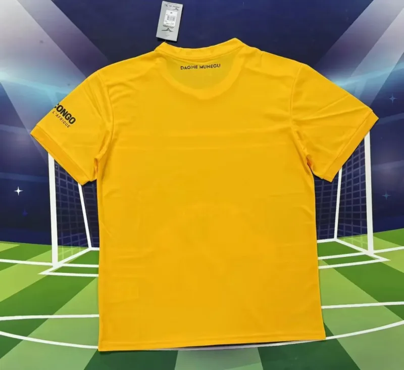 Monaco 2025/26 Third Shirt Short Sleeve Yellow