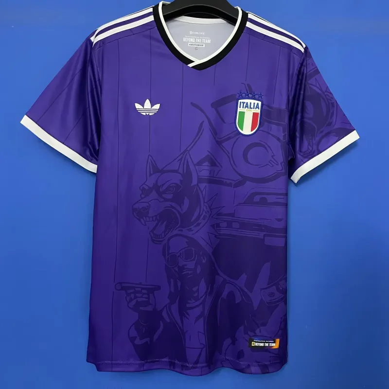 Italy 2026 Shirt Short Sleeve Special Edition Purple