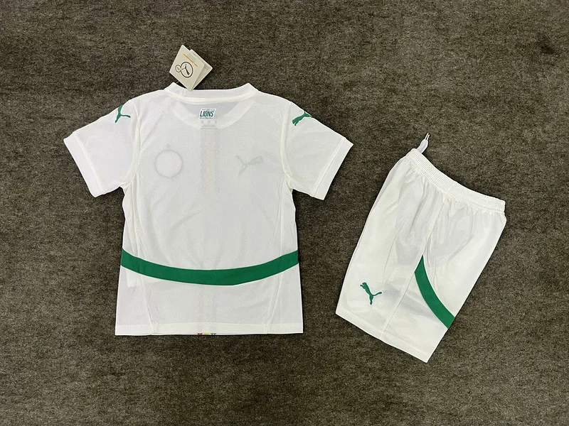 Senegal 2025 Home Kids Kit White — 2