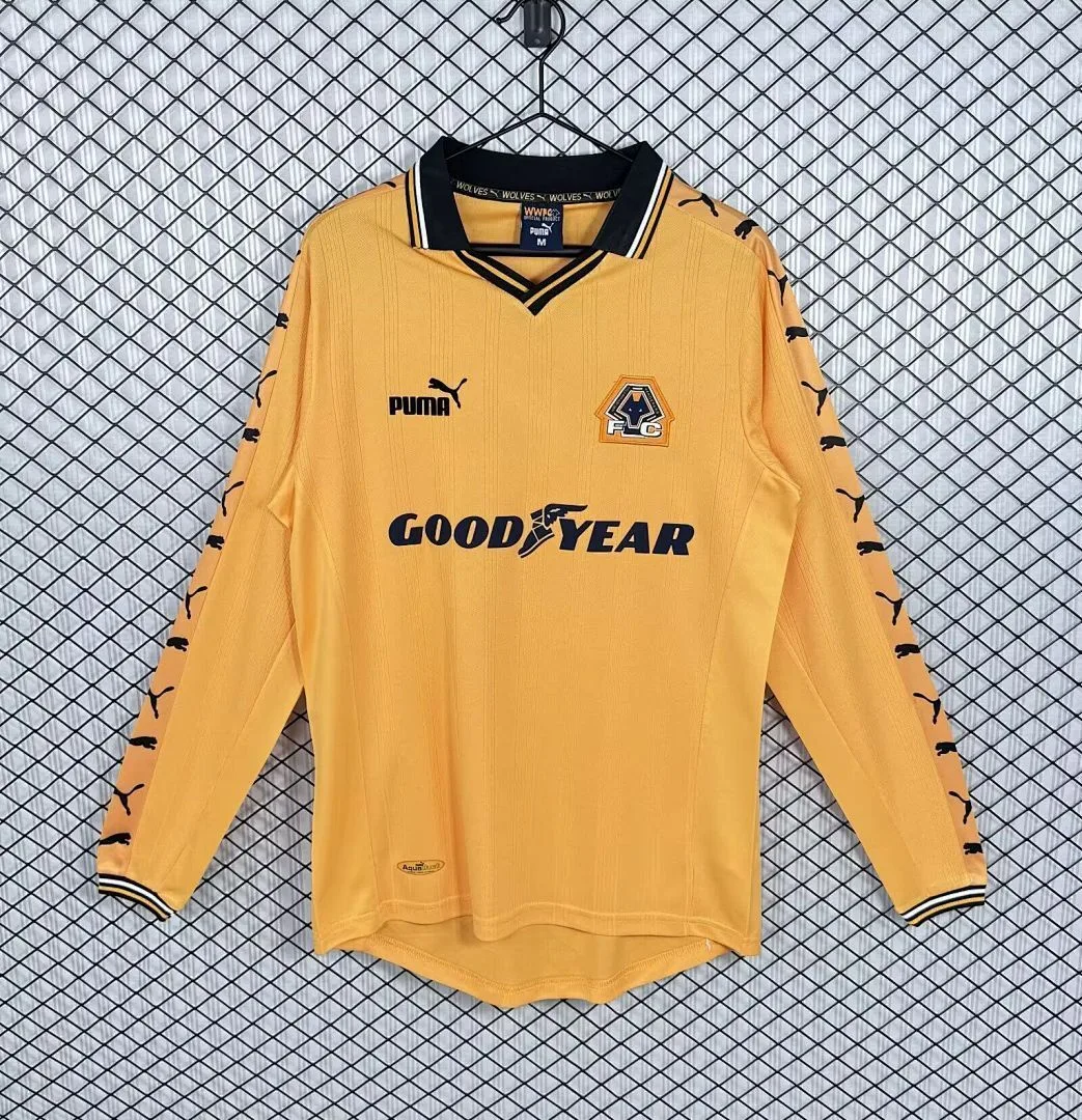 Wolverhampton Wanderers 1998/99 Home Shirt Long Sleeve