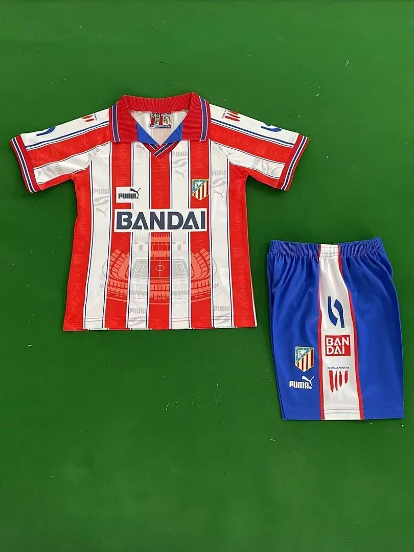 Atlético Madrid 1996/97 Home Kids Kit