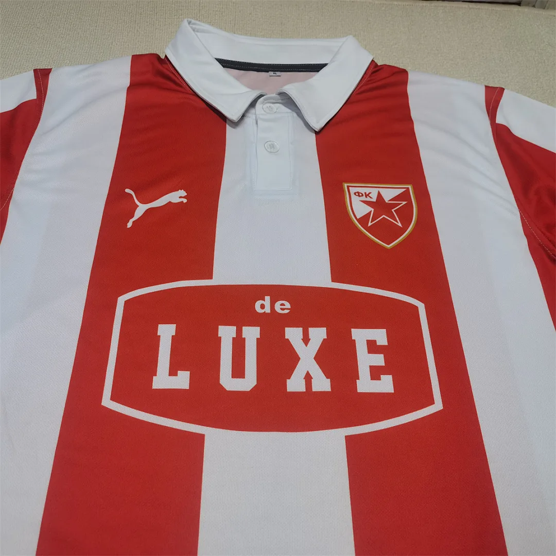 Red Star Belgrade 1983/84 Home Shirt Red — 2