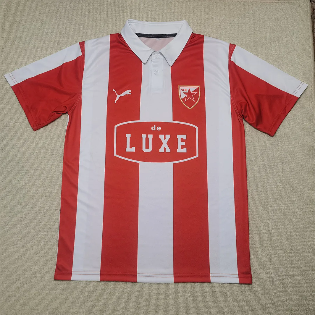Red Star Belgrade 1983/84 Home Shirt Red