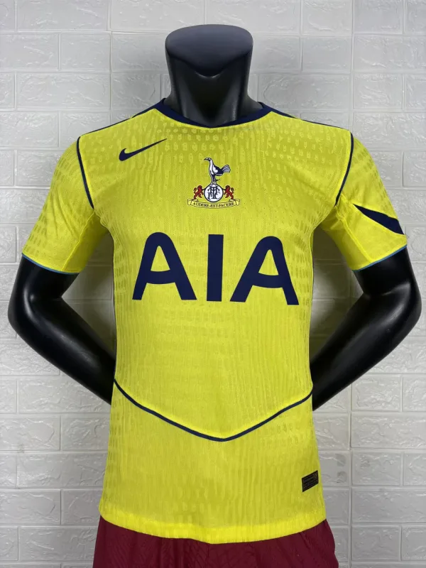 Tottenham Hotspur 2025/26 Camiseta Versión Jugador Yellow