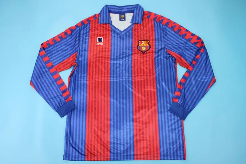 Barcelona 1991/92 Home Shirt Long Sleeve — 1